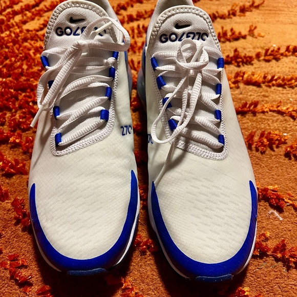 Nike Air Max 27 G spikeless Golf shoes blue and white coloring men’s size 7.5 main image 8